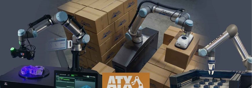 Universal Robots Showcases New Cobot Powered Solutions for Palletizing, Metrology and Machine Tending at ATX West